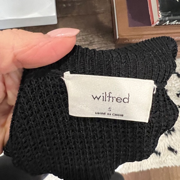Wilfred Black Crew Neck Sweater - Picture 3 of 3